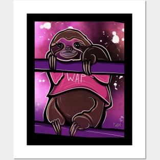 WAP Sloth Posters and Art